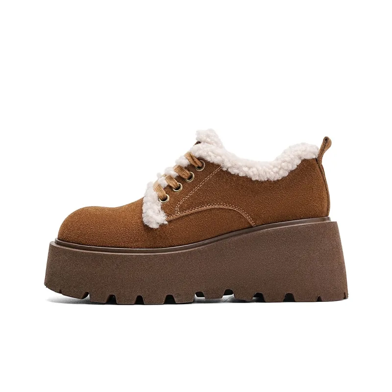 EBLAN Snow Boots Women's Caramel-0
