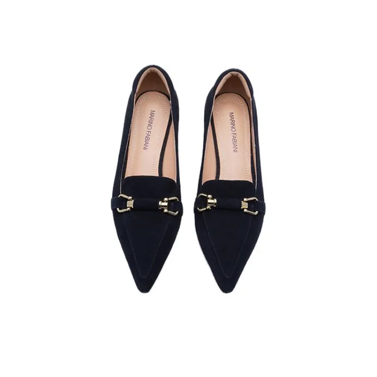 MARINO FABIANI Chunky Heel High Heels 5cm Women's Black-1