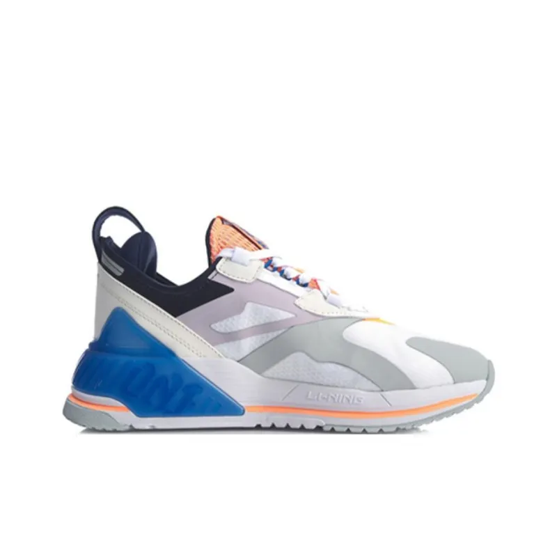 LiNing Mafia T2000 Anti-Slip And Wear-Resistant Lightweight Low-Top Sports Casual Shoes Women's White Blue-1