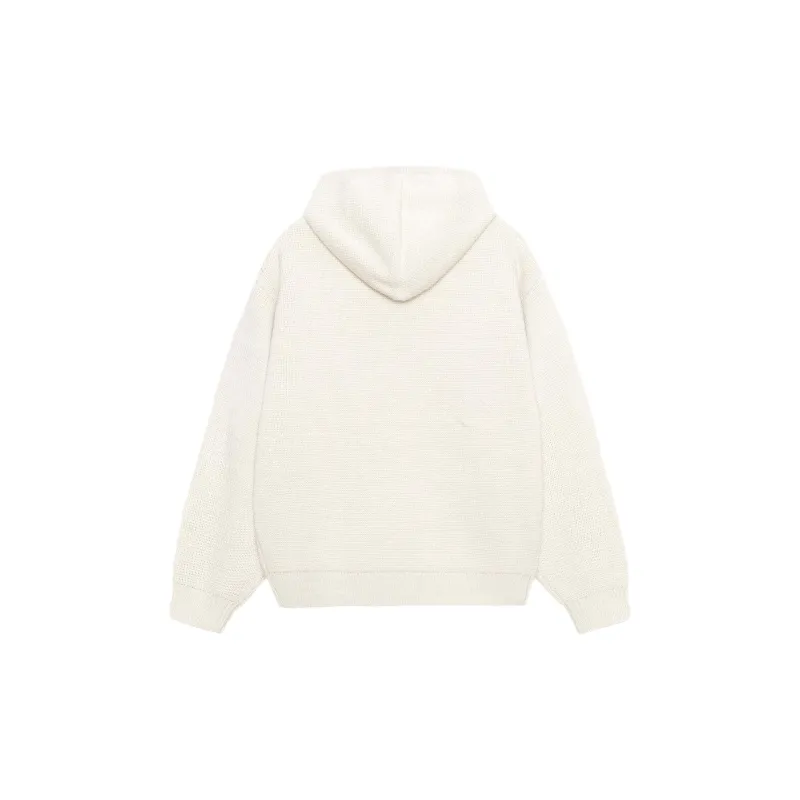Stüssy Patch Knitted Hoodie-9