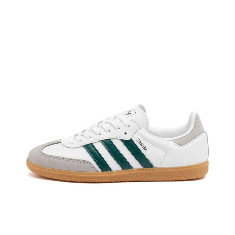 Adidas Samba Og White Collegiate Green Gum Women's-0
