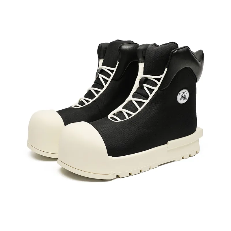 ΛOLUNKΛ Short Martin Boot Unisex Black-1