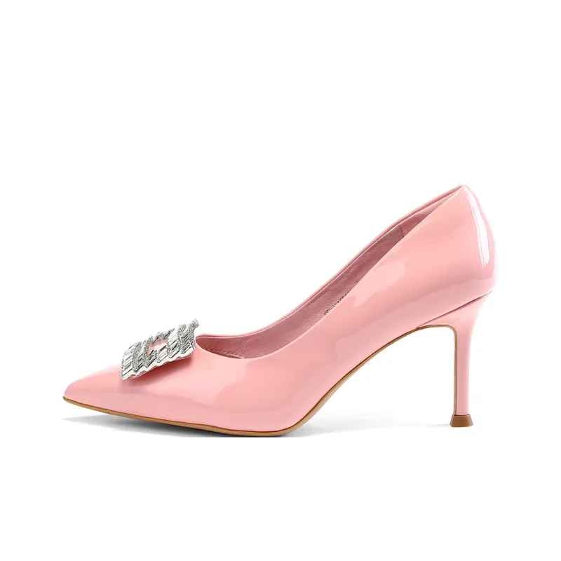 ST&SAT Slim Heel High Heels 8.3cm Women's-6