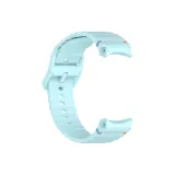 FE Stitched Button Quick-Release Silicone Strap, Light Blue