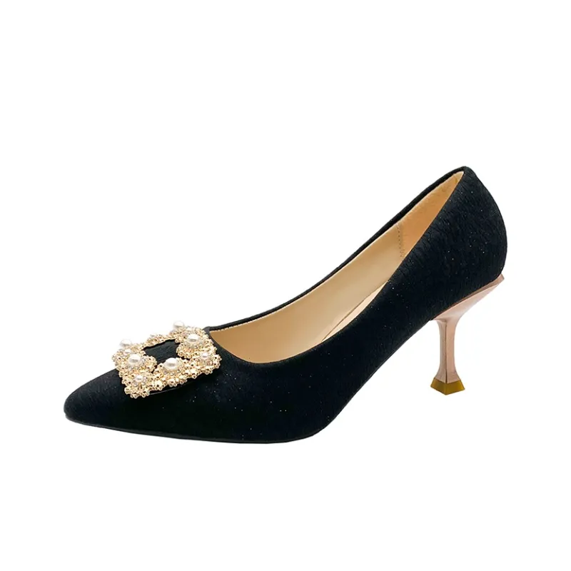 PARK DANCE Slim Heel High Heels 7cm Women's-2