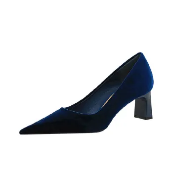BIGTREE Chunky Heel High Heels 6cm Women's