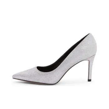 CHARLES&KEITH High Heels Women's Silvery White
