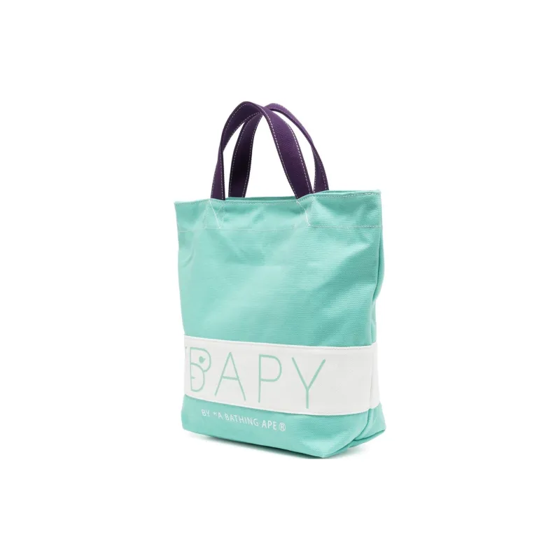 A BATHING APE Cotton Blend Tote Bag Shopping Bag Handbag Regular Unisex Multicolor-4