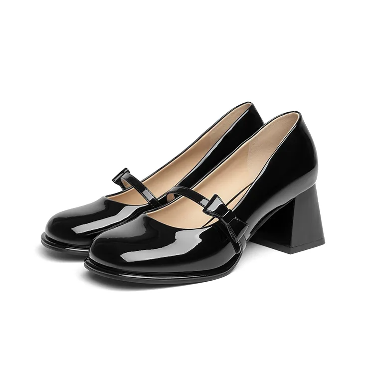 JOSINY Chunky Heel High Heels 6cm Women's-2