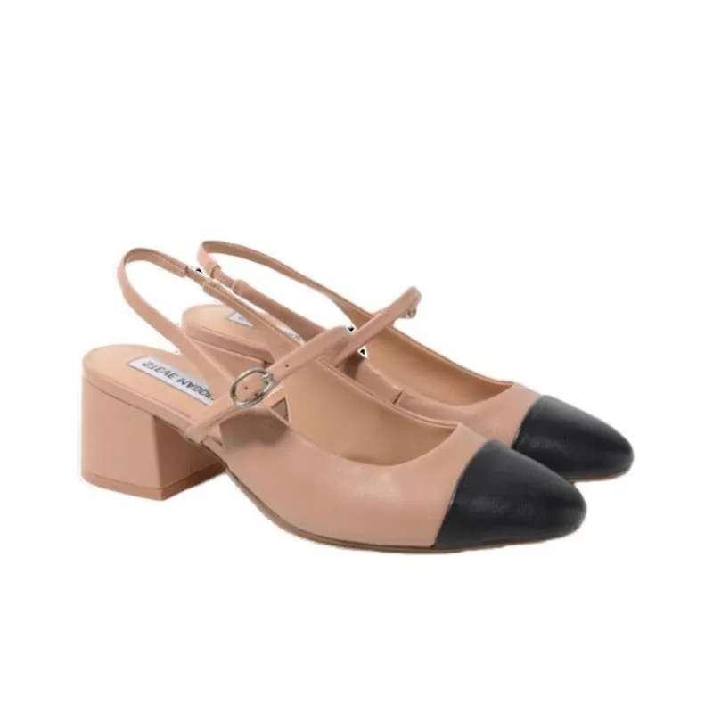 STEVE MADDEN Chunky Heel High Heels 5.2cm Women's Light Pink-2