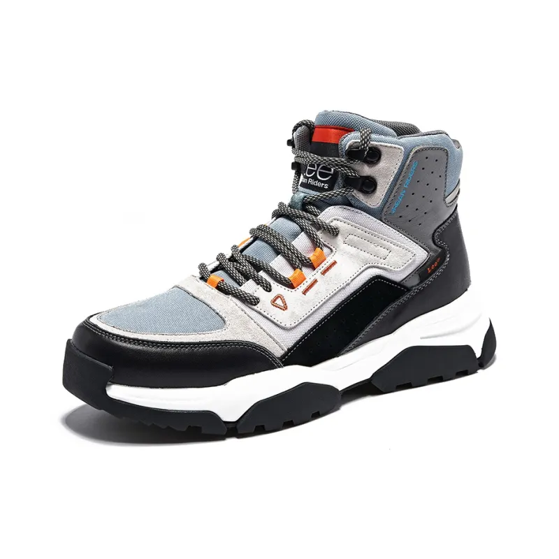 Lee Ankle Boots Men Light Gray/Silver Blue/Black-17