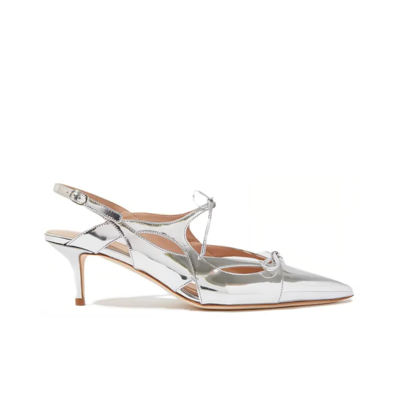 SCAROSSO X Paula Cademartori Cinderella Leather Pumps-1