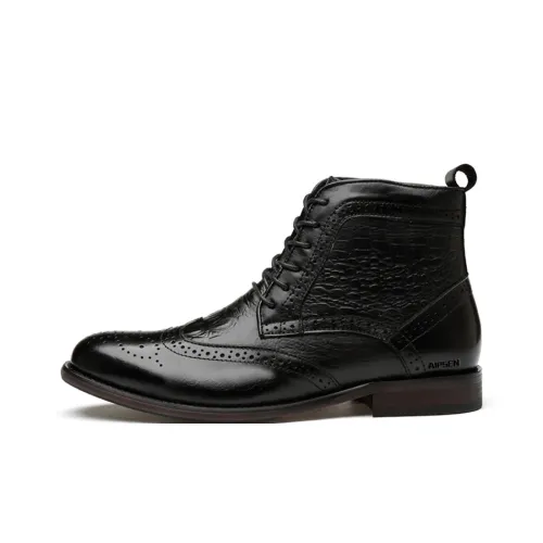 AIPSEN Short Martin Boot Men's Black