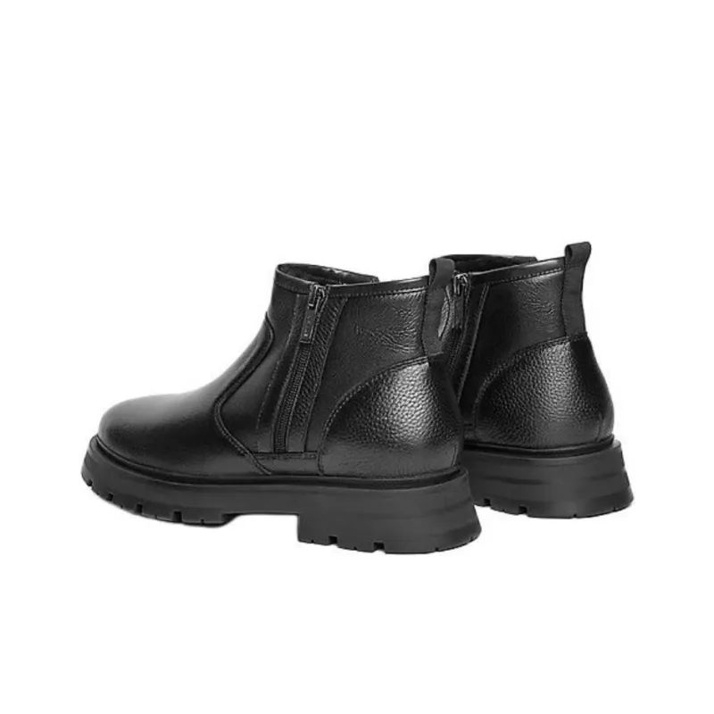 BELLE Ankle Boots 3.5cm Men's Black-4