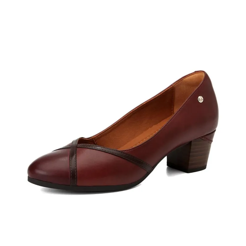 PIKOLINOS High Heels Women's Grape Purple Red/Black-1