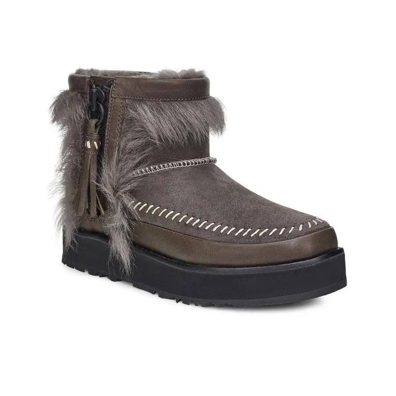 UGG Fluff Punk Boot Fleece Lined Women's-2