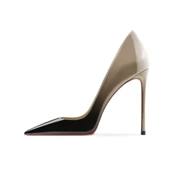 Ganxiaojie High Heels Women's Gradient Black Gray