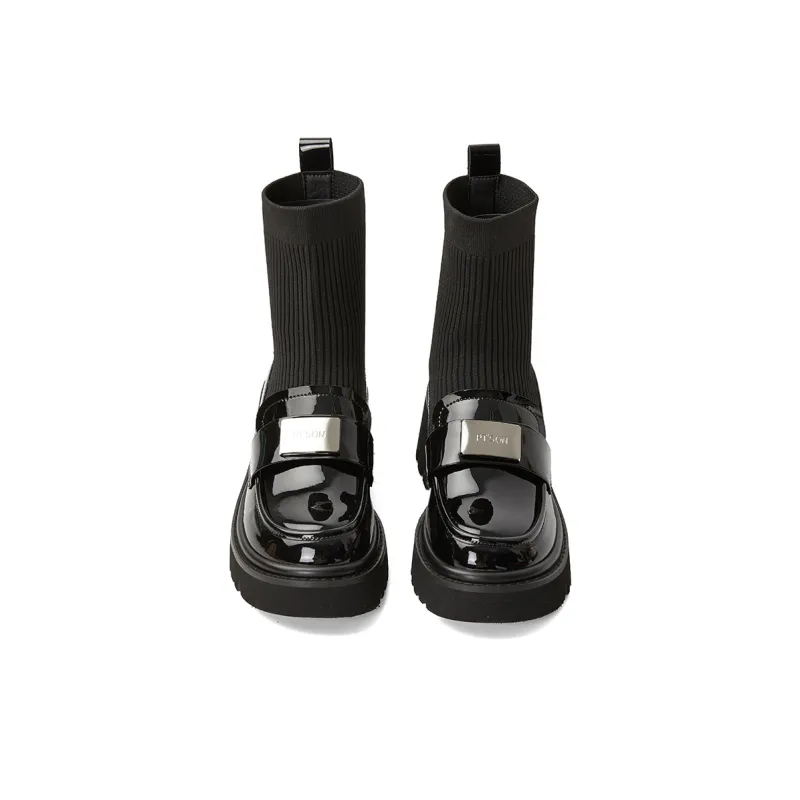 PT'SON Ankle Boots 6cm Women's Black-14