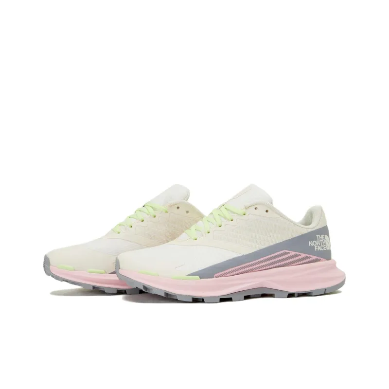 THE NORTH FACE Vectiv Wear resistant And Lightweight Low Top Running Shoes Women's White Pink-2