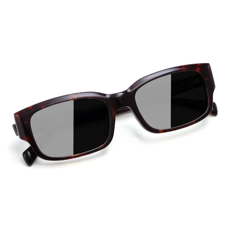 PULAIS Plate Frame Square Sunglasses Men's-9