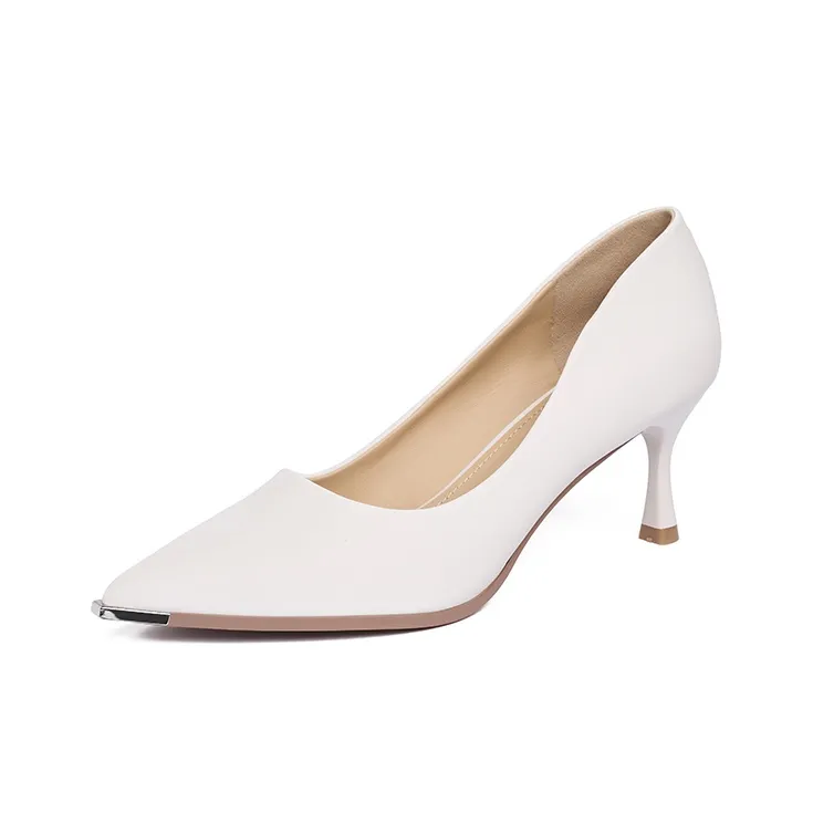 JOSINY Commute Pointed Toe Dress Shoes Unlined Work Shoes Slim Heel High Heels 6.5cm Women's-8