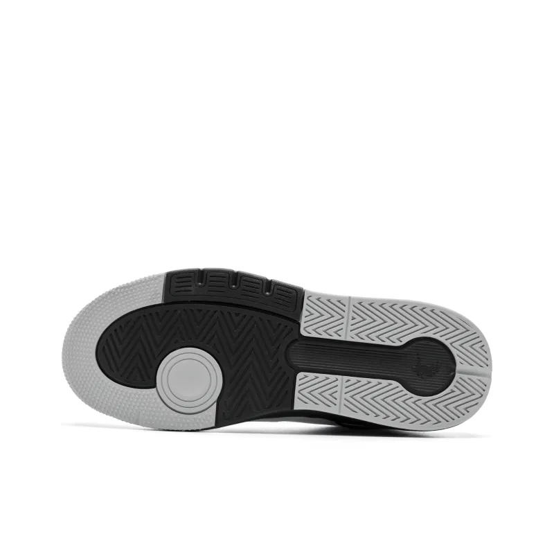 QIAODAN Anti Slip Wear Resistant Low Top Skateboard Shoes Men's White Black-4
