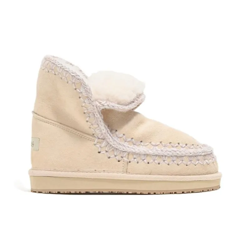 K.D.KENAZ Warm Wear Resistant Slip Resistant Snow Boots Women's Ivory-2