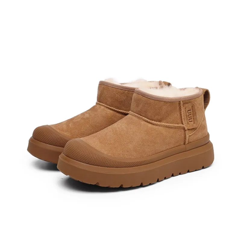 MODENGPAN Snow Boots Unisex Brown/Camel-7