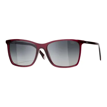 CHANEL Square Sunglasses Unisex Red