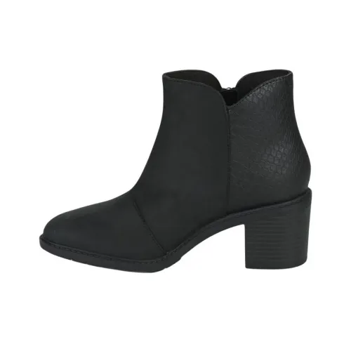 Clarks Scene Zip Ankle Boots 7.5cm Women's Black