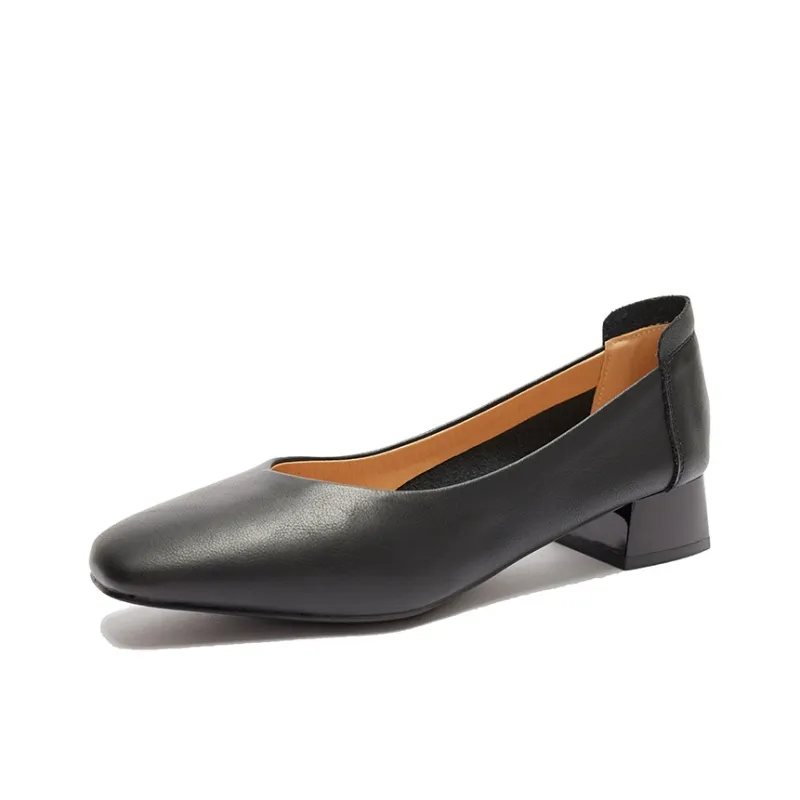 Mulinsen Chunky Heel High Heels 3.5cm Women's-2
