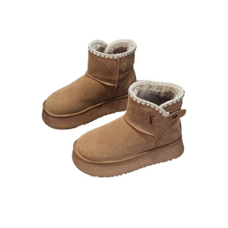 The Mystery Of Glamour Warm Cushioning Short Snow Boots Women's-2