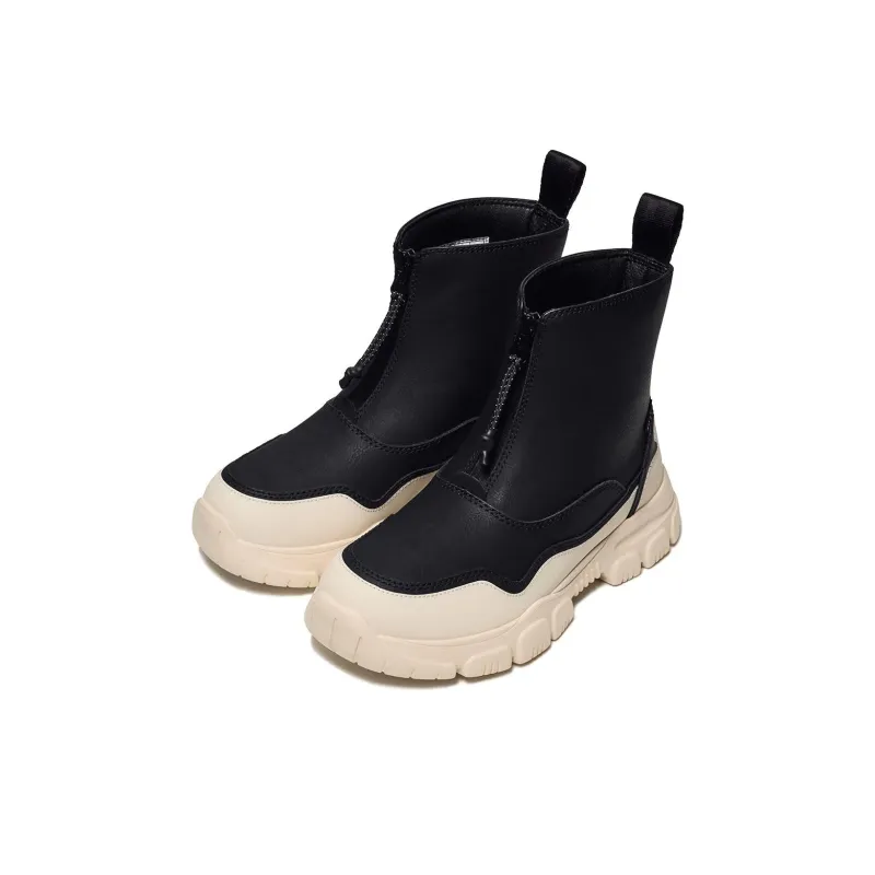 SHAKA TREK ZIP BOOTIE AT Ankle Boots Unisex Linen Black-2
