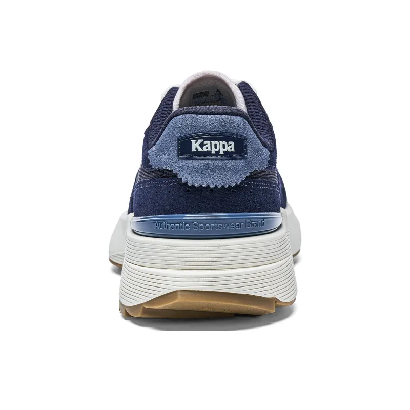 Kappa Anti Slip Wear Resistant Low Top Casual Running Shoes Unisex Blue White-4