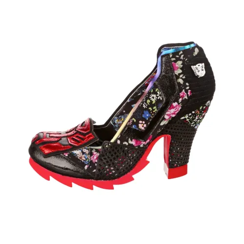 IRREGULAR CHOICE 하이힐 블랙 앤 레드 여성
