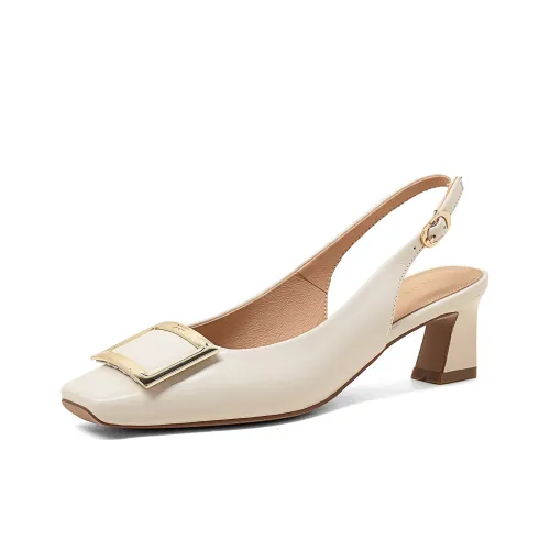 COMELY High Heels Women's Blue/Ecru/Milk Tea