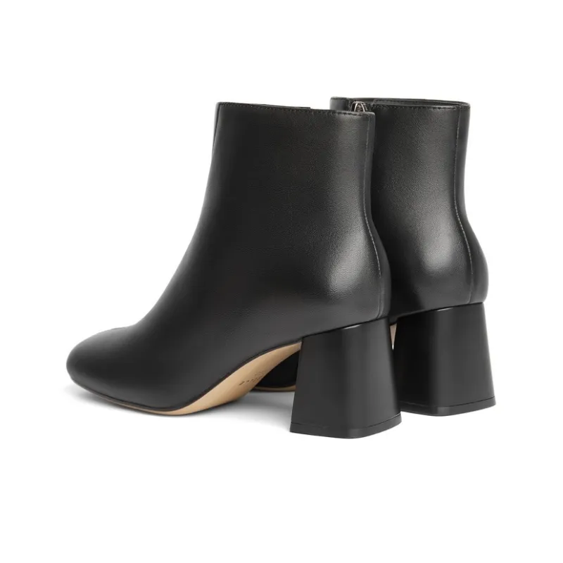 BELLE Ankle Boots 6cm Women's Apricot Brown Black-3