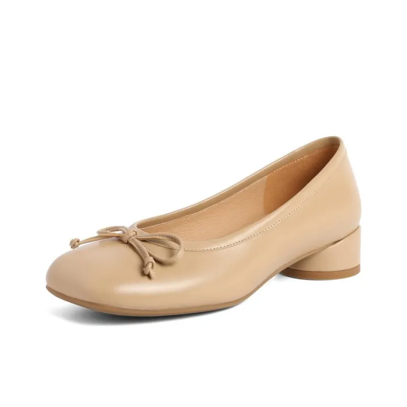 BELLE Chunky Heel High Heels 3.5cm Women's-1