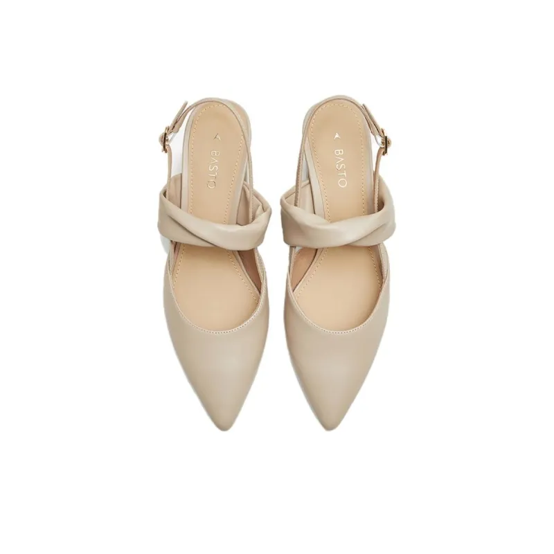 BASTO Chunky Heel High Heels 6.5cm Women's-2