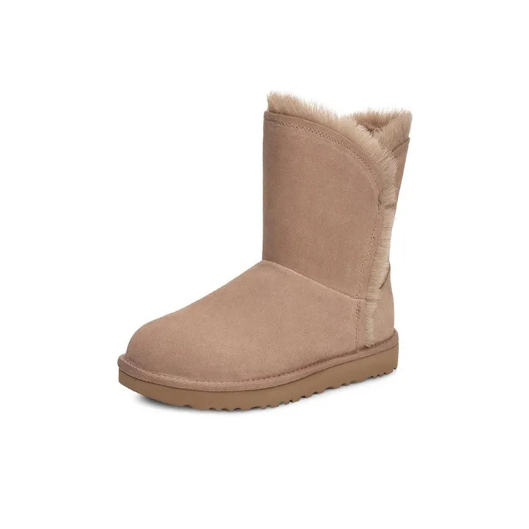 UGG Classic Short Fluff High Low Fleece Lined Stay Warm Cozy Women's-2