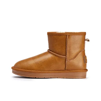 SNOWELF Warm Wear-Resistant Cushioning Height Increasing Slip-Resistant Snow Boots Women's