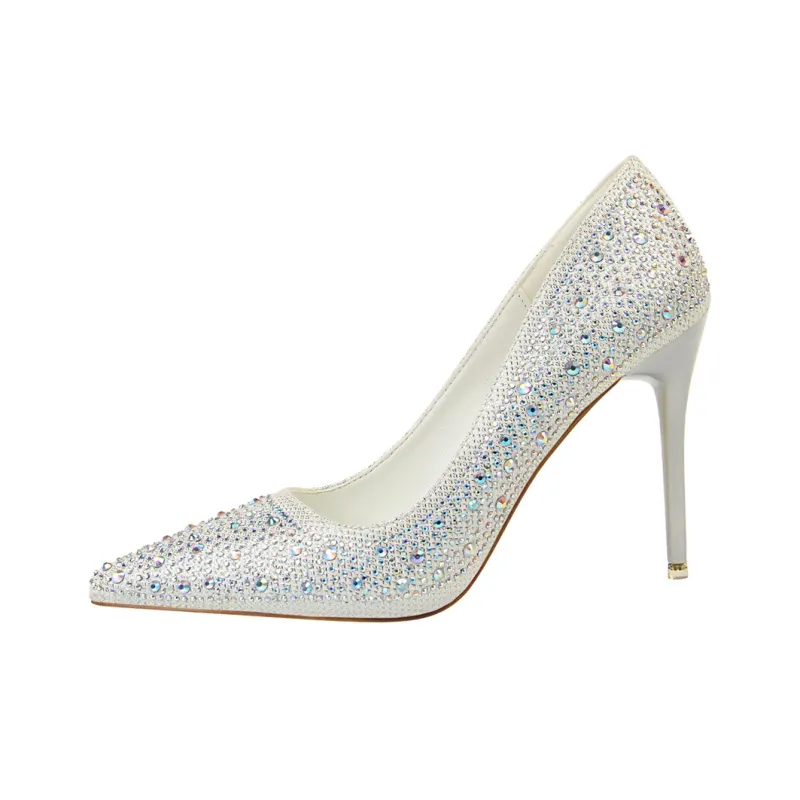 QITUMAUL Slim Heel High Heels Women's-24