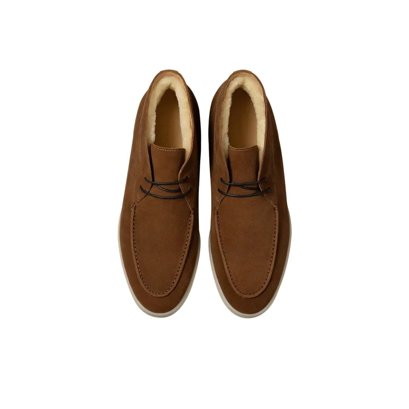 THOM WILLS British Vintage Slip on Desert Boots Ankle Boots Men's-17