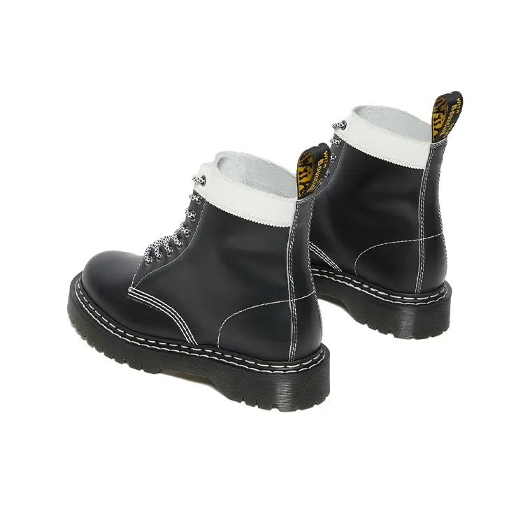 Dr.Martens 1460 Pascal Bex Leather Contrast Lace Up Boots 'Black'-3