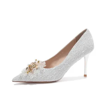 WEISHIBANGWEI Slim Heel High Heels 6.5CM8.5CM Women's