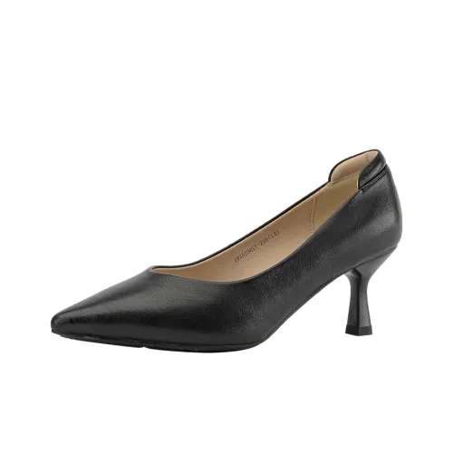 GEMEIQ Flared Heel High Heels 6.5cm Women's