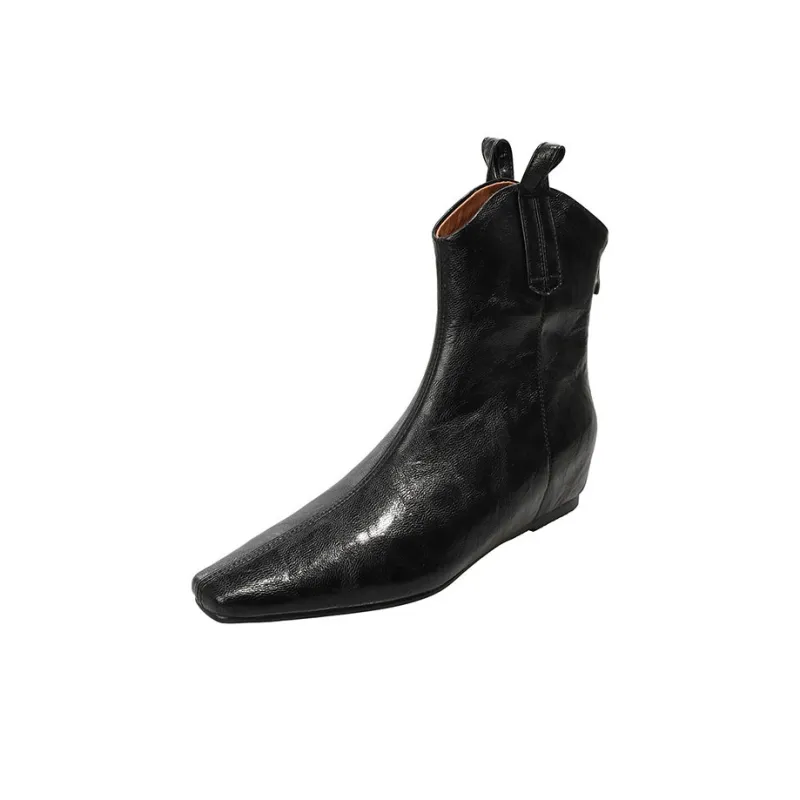 Echo&yolo Slim Boot Zip Closure Ankle Boots Women's-4