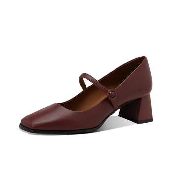 JESSICA SOPHIA Block Heel High Heels 5.5cm Women's