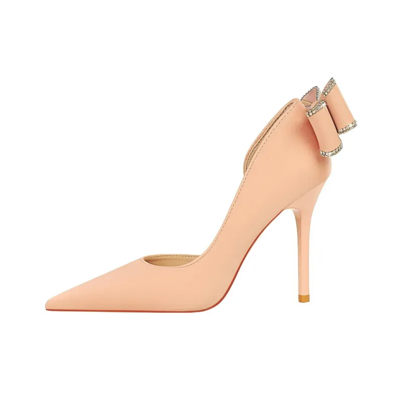 QITUMAUL Slim Heel High Heels 10.5cm Women's-9