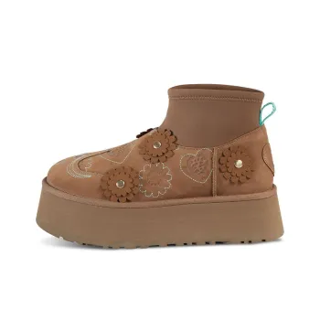 UGG Warm Short Snow Boots Women's Brown